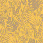 Rasch Nantucket Leaves Yellow Wallpaper 215526