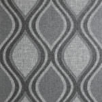 Arthouse Curve Geometric Charcoal Wallpaper 295100