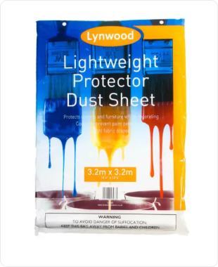 Harris Essentials Dust Sheet – 3.7M x 2.7M